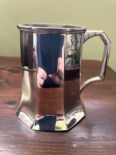 Vintage silver plate pitcher - vintage,
