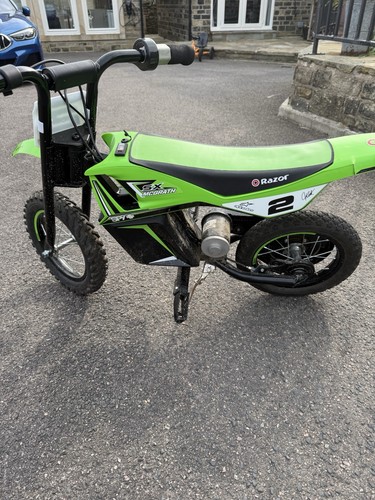 Razor mx125 electric dirt bike - dirt,