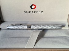 Sheaffer Legacy Fountain Pen Emporors Silver - Luxury - 18kt Gold Nib