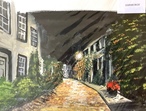 Original water colour painting - water,