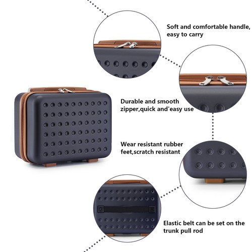 13inch hard shell vanity case - hard,
