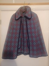 Vintage Welsh Woollens cape /