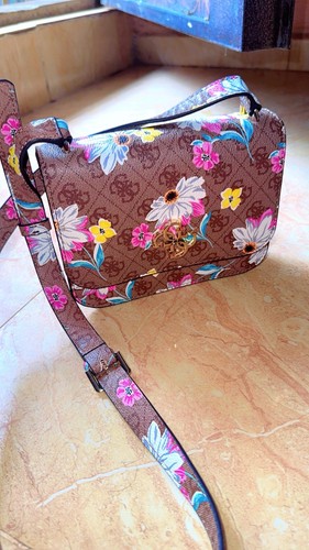Guess floral print crossbody - guess, floral-print
