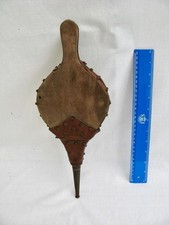 Bellows Metal studs Fire Vintage 15 inches long Easy action  Puff strongly