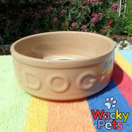 Ceramic dog bowl mason - dog,