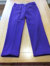 Swing Out Sister Purple Thermal fleece Trousers UK 12 Golf SOS Ladies