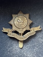 Worcestershire Regiment Original British Army Cap Badge.