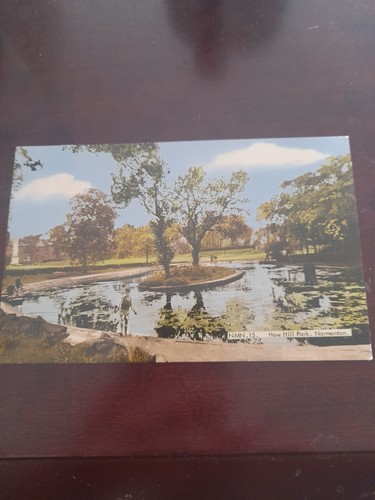 Old postcard haw - postcard, hill
