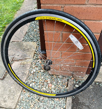 Carrera 700c Front Wheel Road Bike Rim Brake QR Double Wall inc. Tyre