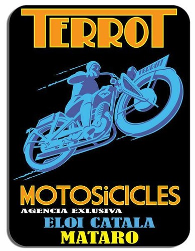 Terrot classic bike mouse mat - terrot,