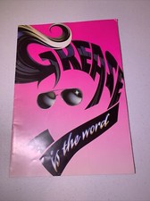 "GREASE" ORIGINAL 1898 THEATRE PROGRAM - Cambridge Theatre London