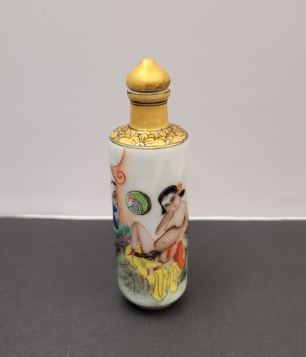 Chinese porcelain snuff bottle - chinese,