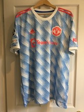 manchester united adidas cristiano ronaldo shirt away 2021/22 season size xxl