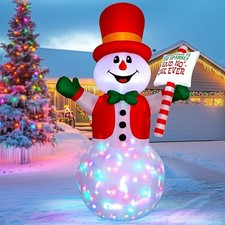 244cm/8FT Inflatable Snowman