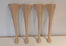 15" beech queen anne legs set