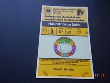 MALMO v NOTTINGHAM FOREST  EUROPEAN CUP FINAL   30/5/1979