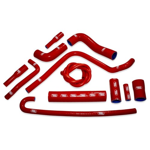 Red samco silicon rad - red,