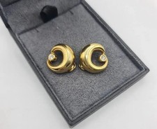Pierre Lang gold swirl clip on