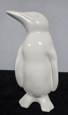 Large vintage penguin figurine, Rain Of London , all-white, Gloss, 21cm tall