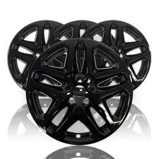 4 BLACK 17" Wheel Covers Skins