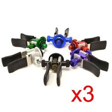 3 x Anodised Aluminium Butt Rest back rest rod restcarp fishing rod pod grips