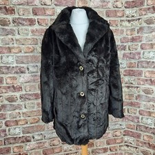 Vintage Astraka Faux Fur Coat