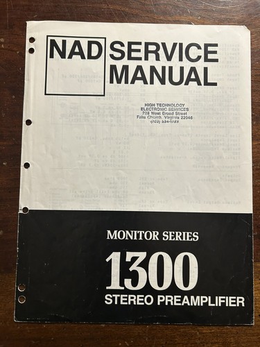 Nad 1300 stereo preamplifier - nad,