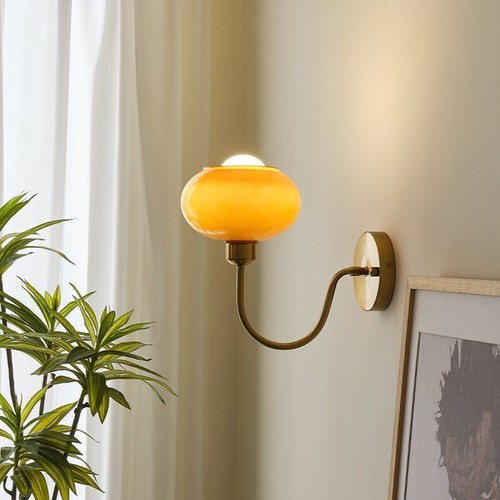 Bedroom egg yolk wall lights - egg,