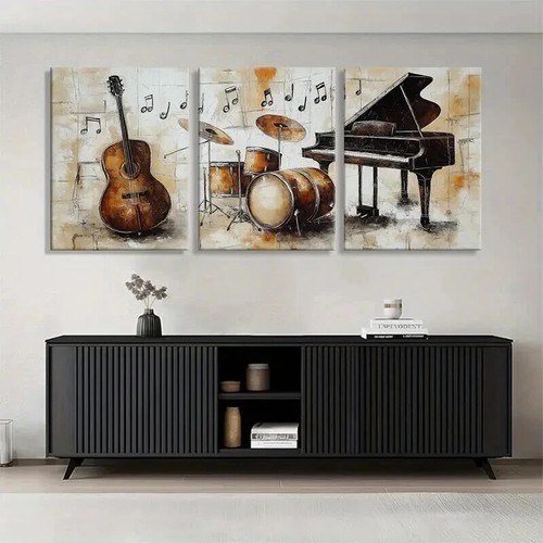 3pcs musical instruments - 3pcs, piano