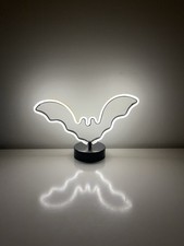 Bat LED White Sign Kid's Room Nightlight Dimmable Light