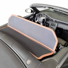 Wind deflector fits a Porsche