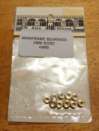 Locomotive mainframe bearings