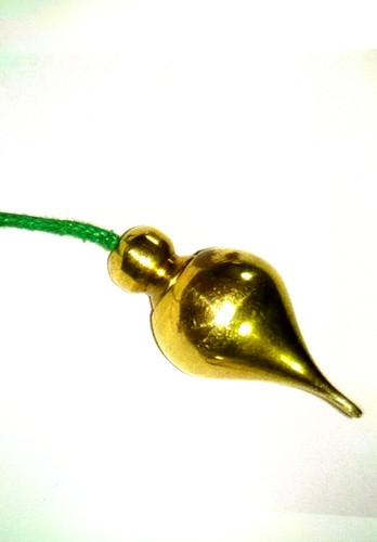 Solid brass dowsing pendulum - solid,