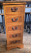 A BURR WOOD FINISH CD TOWER