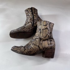 70s Python Snake Skin Boots -