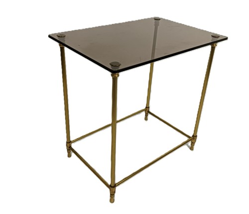 Vintage side table - , messing