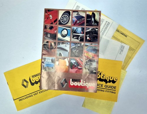 Renault boutique brochure - boutique,