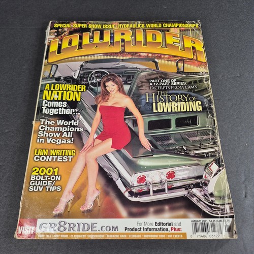 Lowrider magazine january - january, 2001