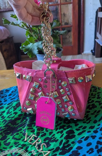 Versace pink golden stud - pink,