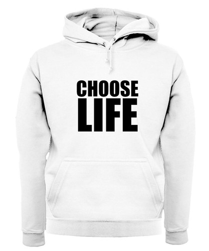 Choose life adult hoodie - life, /