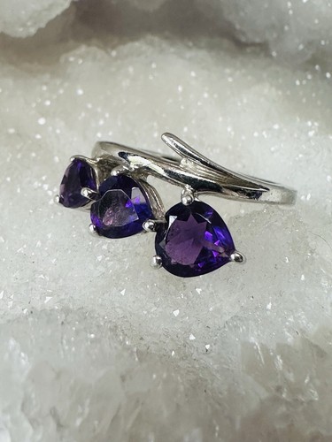 Luscious three amethyst hearts - luscious,