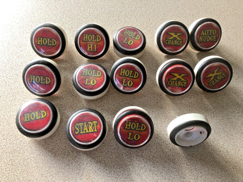 Large fruit machine buttons - large,