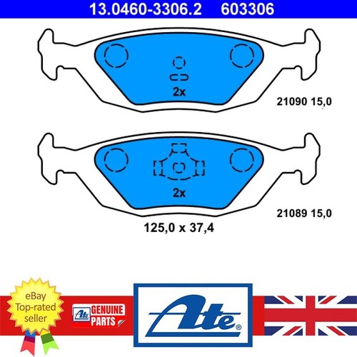 Brake pad set for - brake, saab
