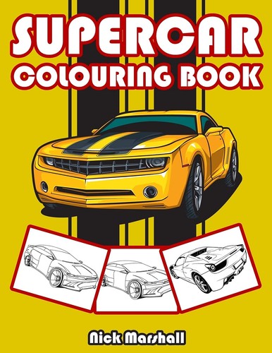 Supercar colouring book - colouring,