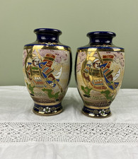 Pair Japanese Samurai Warriors