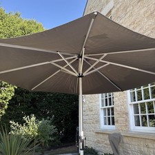 Bramblecrest 3.5m Canopy only for Grey  Crank Handle Parasol-used