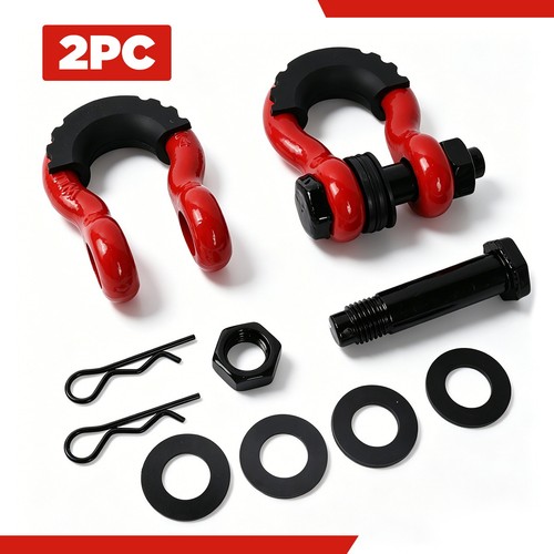 Heavy duty towing bow - bow, shackle
