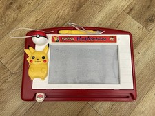 Vintage Pokemon 2000 Tomy Mini Megasketcher Etch A Sketch Stamp Drawing Toy