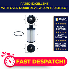 Oil Filter fits LAND ROVER DISCOVERY Mk4, Mk5 3.0 5.0 2009 on Mahle LR011279 New