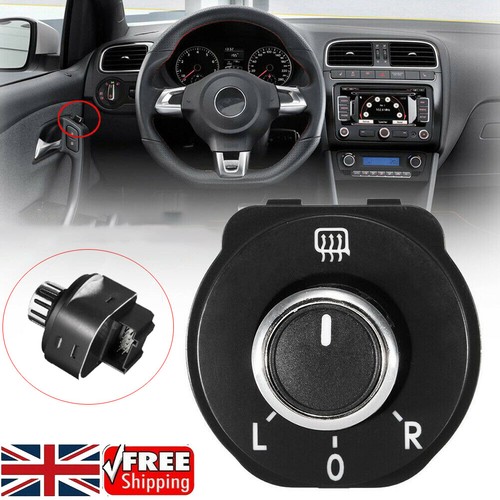 Black rear view mirror - black,